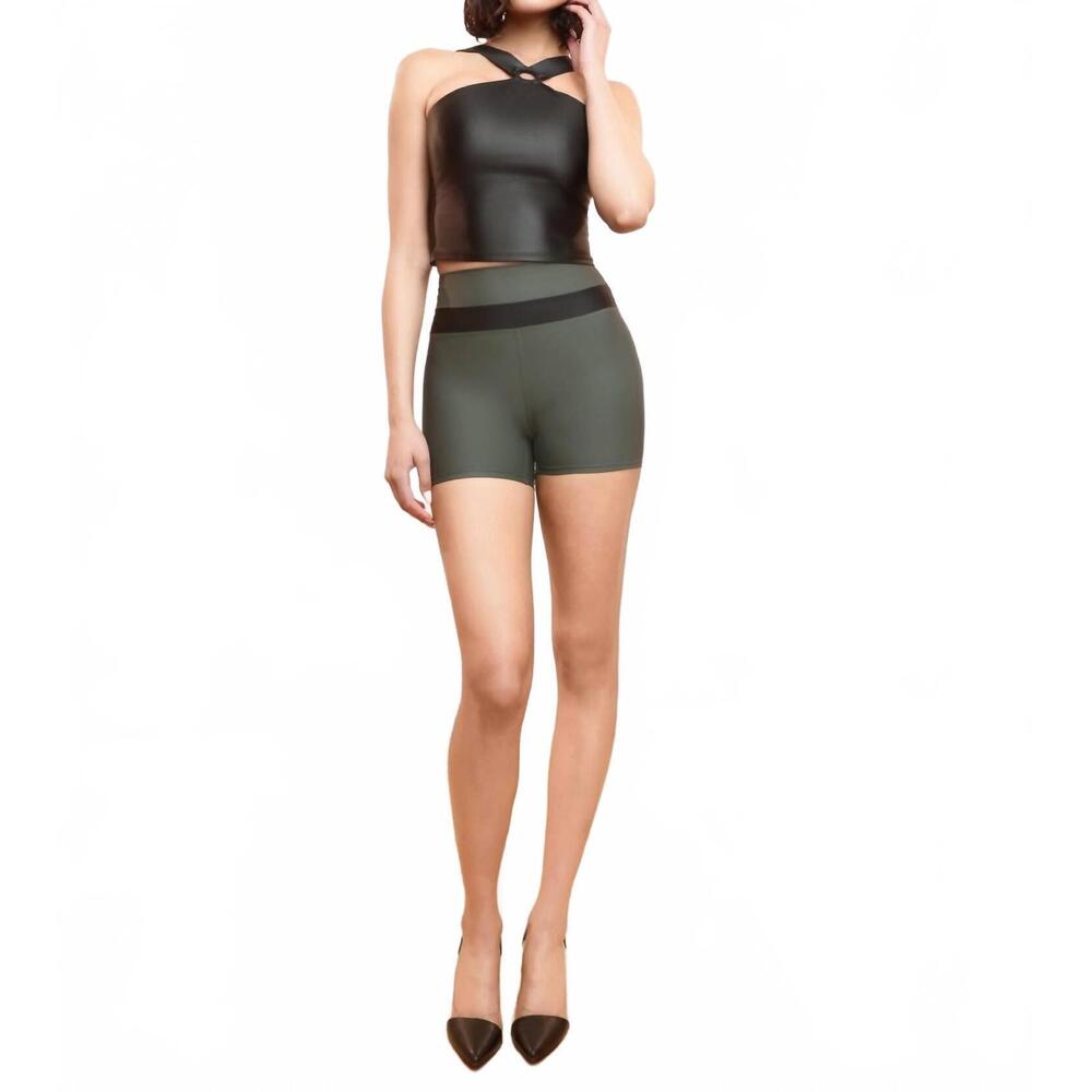 NEW HEROINE SPORT nova high-support performance shorts in sage
